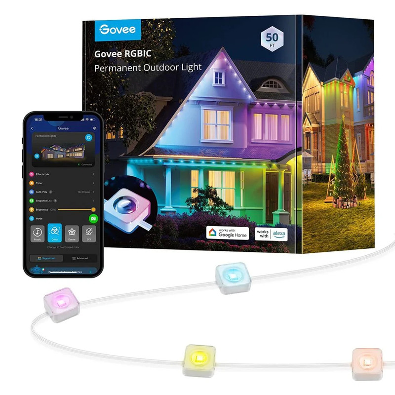 Govee Permanent Outdoor Lights 15m - إضاءة
